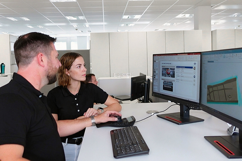 Von den MAPAL Experten wurde das Projekt zunächst programmiert und eine CAM-Simulation erstellt. 